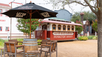 Pendleton Whisky Trolley Bar