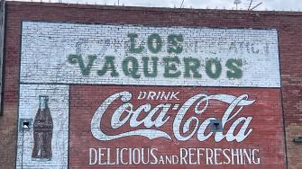 Los Vaqueros Coca Cola Mural