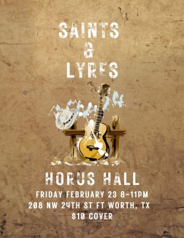 Saints and Lyres Live at Horus Hall