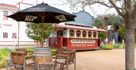 Pendleton Whisky Trolley Bar