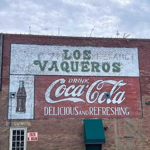 Los Vaqueros Coca Cola Mural
